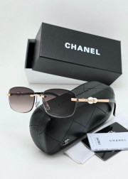 Набор женские солнцезащитные очки, коробка, чехол + салфетки