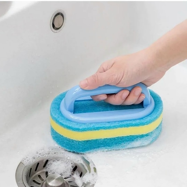 Щетка для мытья посуды с губкой 23026127