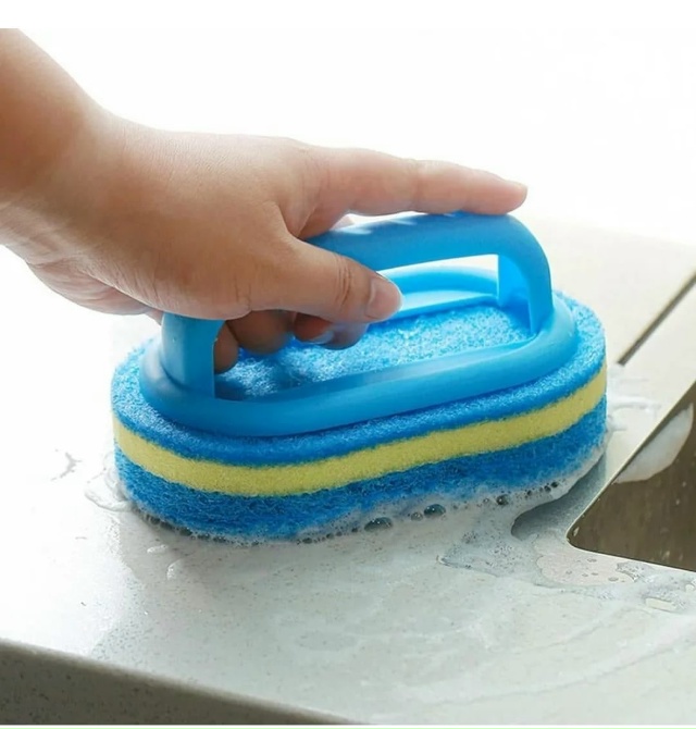 Щетка для мытья посуды с губкой 23026127